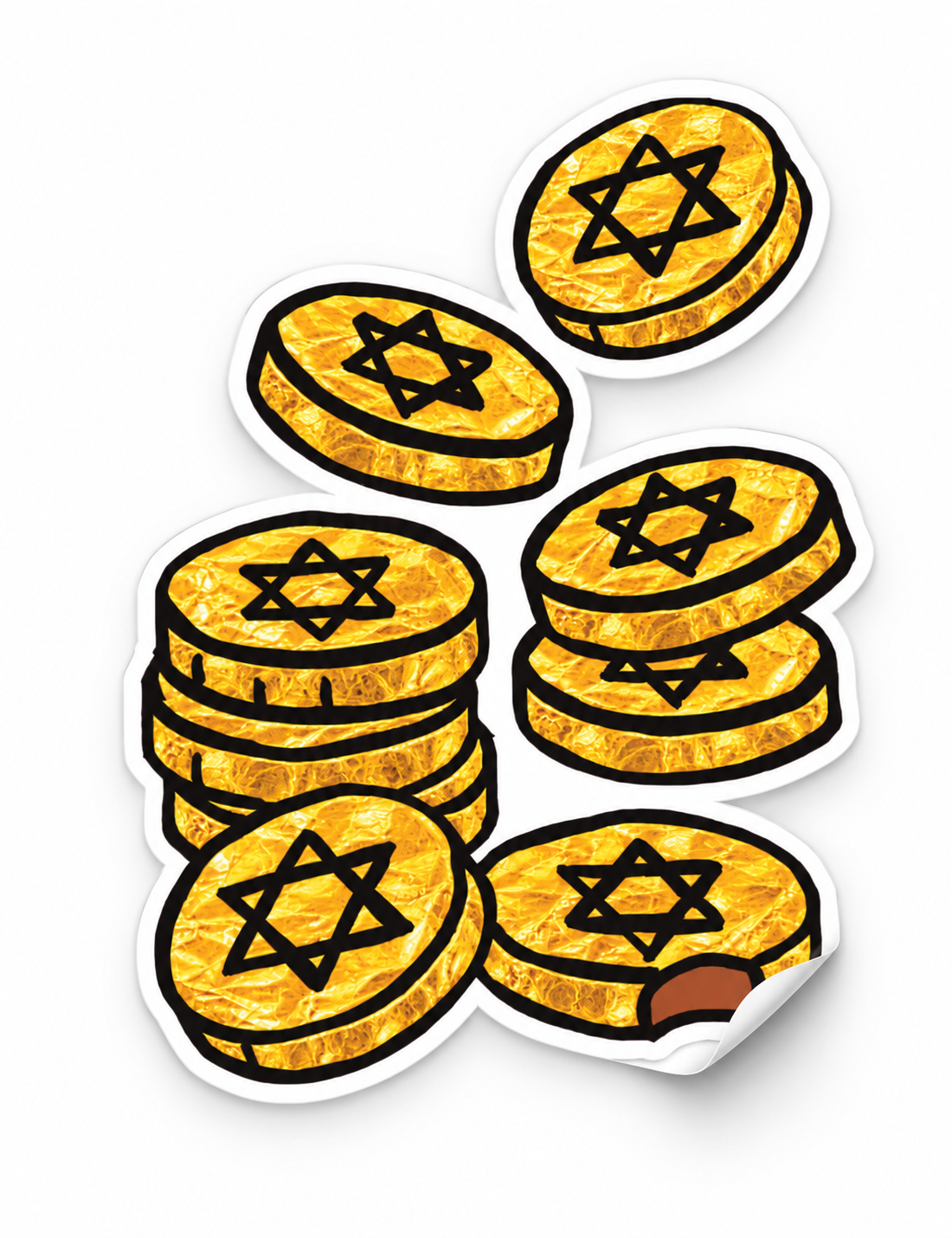 Hanukkah Die-cut Sticker Packet!