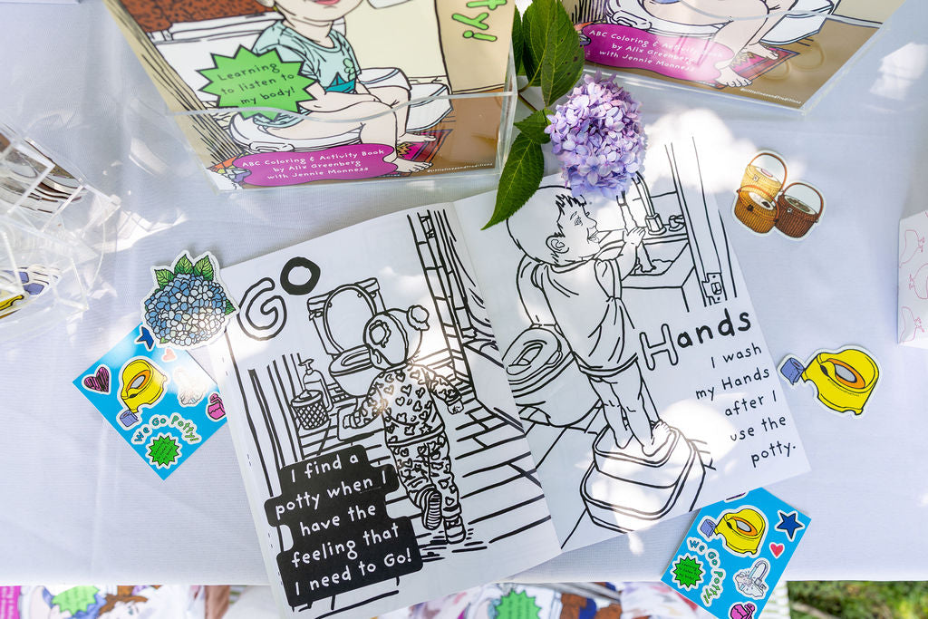 We Go Potty! Learning to Listen to My Body | A-Z Coloring & Activity Book