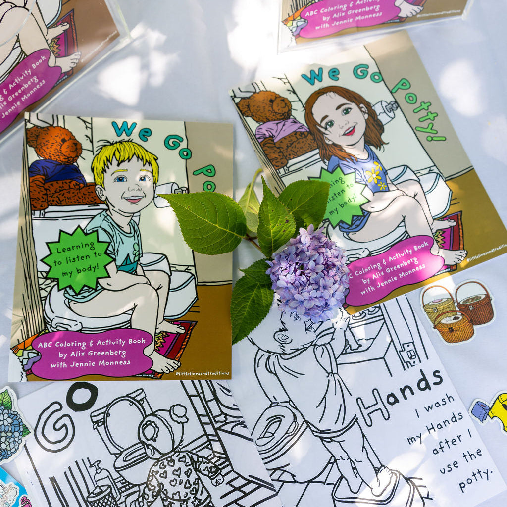 We Go Potty! Learning to Listen to My Body | A-Z Coloring & Activity Book