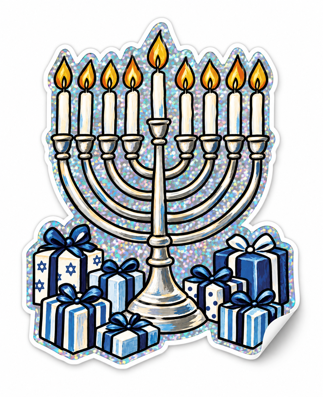 Hanukkah Die-cut Sticker Packet!