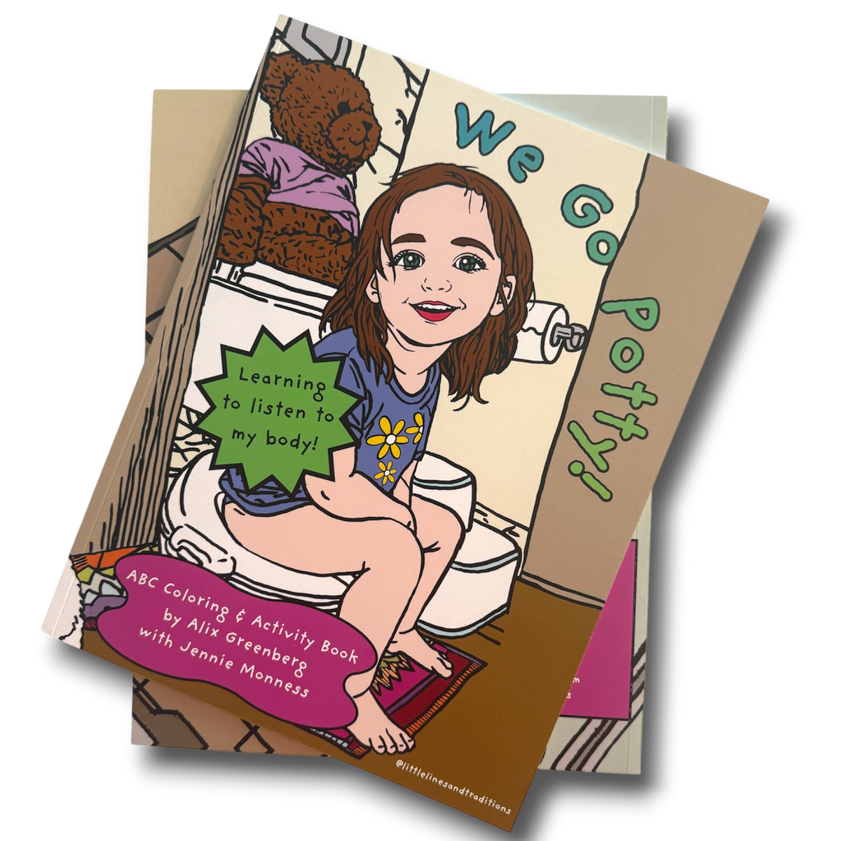 We Go Potty! Learning to Listen to My Body | A-Z Coloring & Activity Book