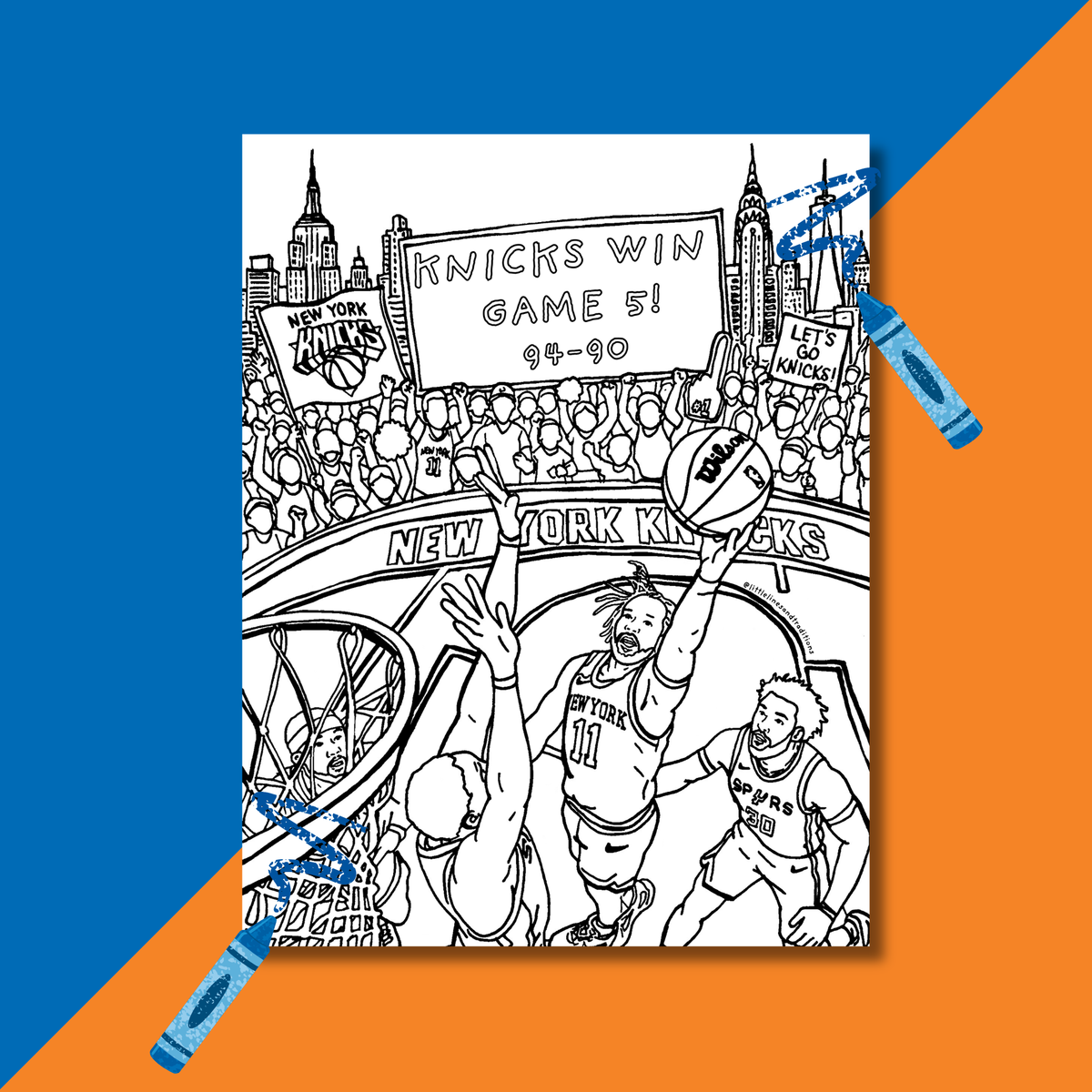 GO NEW YORK GO! Download & Print Coloring Page