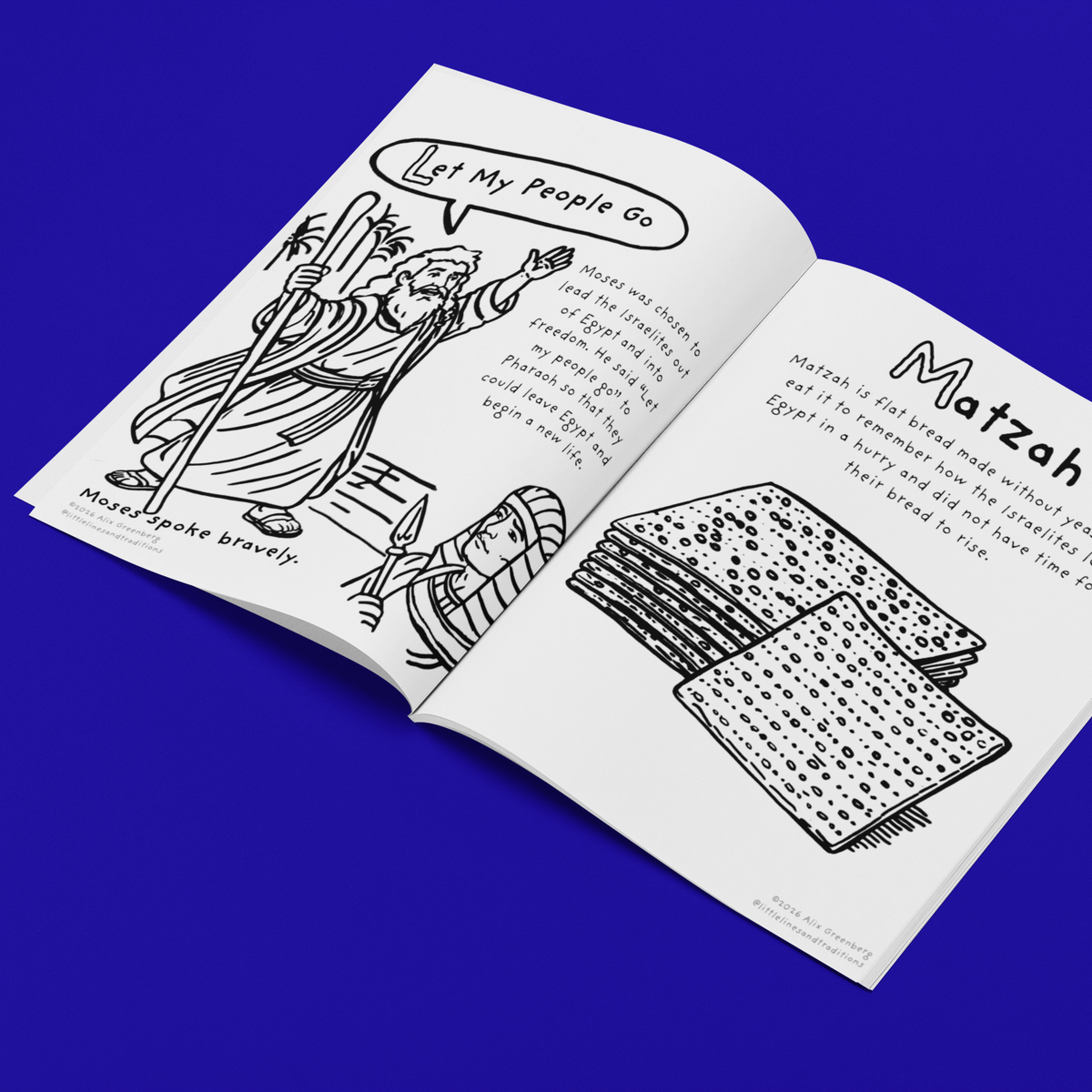 ABC Passover Activity and Coloring Book