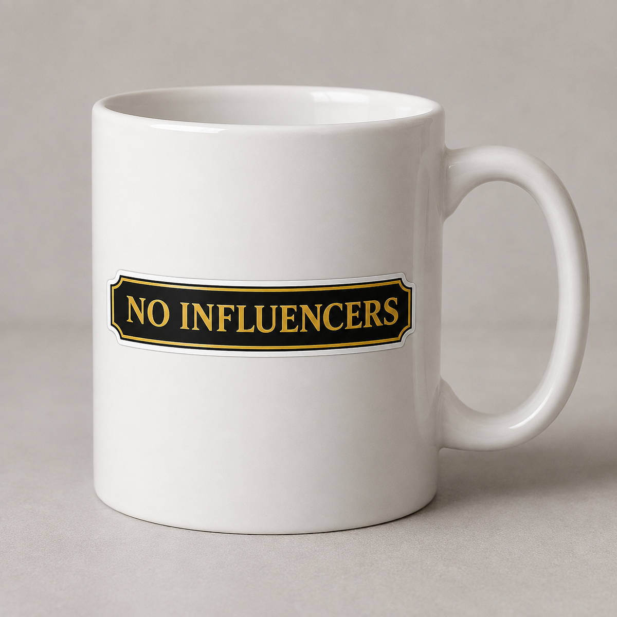 'No Influencers' Viral Nantucket Sticker