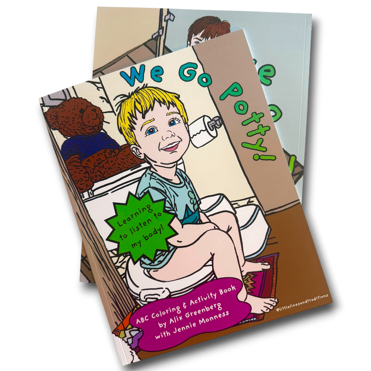 We Go Potty! Learning to Listen to My Body | A-Z Coloring & Activity Book