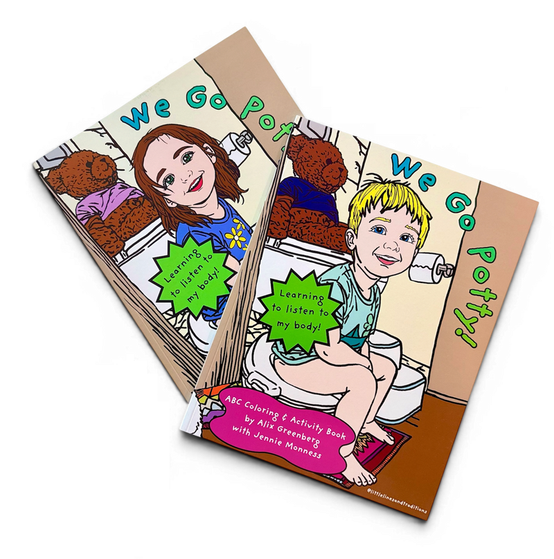 We Go Potty! Learning to Listen to My Body | A-Z Coloring & Activity Book
