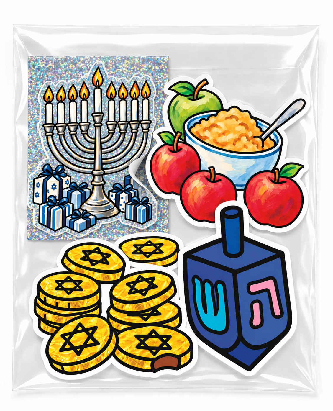 Hanukkah Die-cut Sticker Packet!